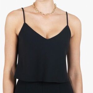 NWT Black Halo Cami Top with Adjustable Straps
